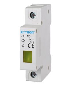 Indicatore Luminoso Modulare 230V Giallo Occupa 1 Modulo DIN Lampada Spia Led Segnalazione