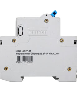 Alternative view of Interruttore Magnetotermico Differenziale 1P+N 6A 4.5kA 30mA 220V Occupa 2 Moduli DIN