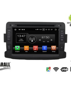 Autoradio Android 8,0 Dacia Duster GPS DVD USB SD WI-FI Bluetooth Navigatore