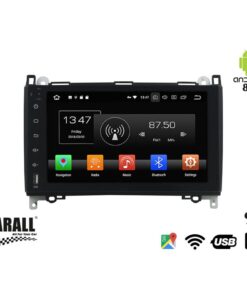 Autoradio Android 8,0 Mercede Benz B200 GPS DVD USB SD WI-FI Bluetooth Navigatore