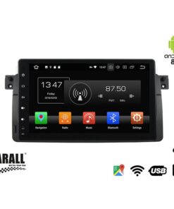 Autoradio Android 8,0 BMW E46 GPS DVD USB SD WI-FI Bluetooth Navigatore