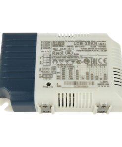 MW MEAN WELL LCM-25KN Led Driver CC 25W Dimmerabile KNX Konnex e Pulsante NO Corrente Costante Selezionabile 350/500/600/700/900/1050mA