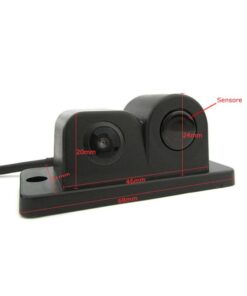 Video Parking Sensor 2 In 1 Telecamera Portatarga Con Sensore Parcheggio e Cicalino Incorporato