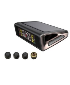 TPMS Wireless Pannello Solare Con 4 Sensori Esterni Per Privato Sistema Monitoraggio Pressione Pneumatici Digitale