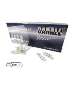 10 Lampade Alogene T5 W1,2W 12V W2X4.6D per Cruscotto Spie Strumentazione Auto