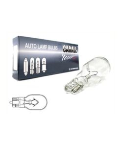 10x Lampade Alogene T15 W16W 12V 16W Wedge Tutto Vetro Retromarcia Posizione