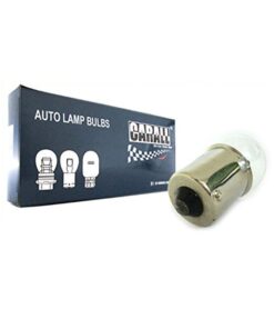 10 Lampade Alogene G18,5 BA15S 12V 5W R5W per Auto Moto Posizione Targa