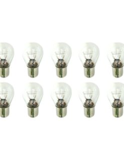 10x Lampade Alogene S25 P21/5W 12V BAY15D Doppio Filamento Stop Posizione Auto