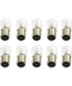 10 Pezzi Lampada Alogena S25 P21/4W BAZ15D Asimmetrica 12V 21/4W