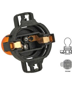 2x Lampada Alogena PY24W 12V 24W Amber Frecce Anteriori Audi BMW Fiat Renault