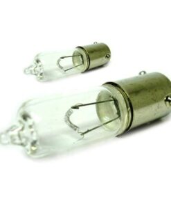Blister 2 Lampade Alogene Micro H21 BAY9s 12V 21W Piedini Sfalsati Frecce Retronebbia