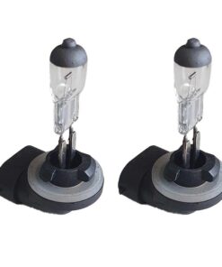 2 PZ Lampada Alogena Auto H27 881 12V 27W PGJ13 Trasparente Fendinebbia