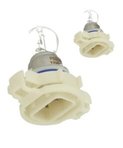 2 Lampade Alogene PSX24W 12V 24W PG20-7 Clear Compatibile con Philips 12276 C1
