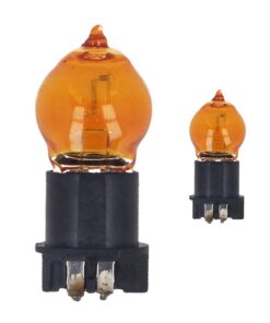 2 PZ Lampada Alogena PWY24W 12V 24W Amber WP3.3x14.5-4 Compatibile Philips