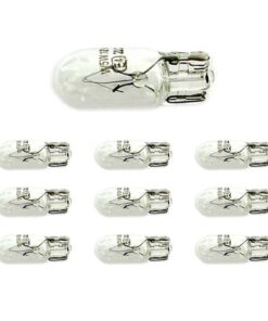 10 Lampade Alogene T10 W5W 24V 5W Tutto Vetro W2,1x9,5d per Camion e Veicoli 24V
