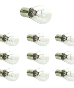 10x Lampade Alogene S25 P21/5W 24V BAY15D Doppio Filamento Stop Posizione Camion