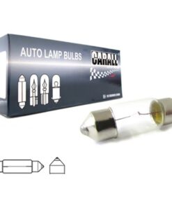 10x Lampade Alogene T11 C5W 36mm 24V 5W Siluro SV8,5 Targa Interni Veicoli