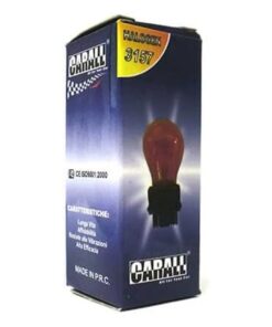 2 PZ Lampada Alogena 3157 T25 PY27/7W 12V 27/7W W2.5x16q Arancio Doppio Filamento