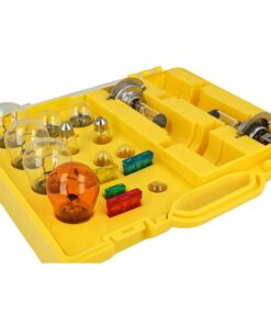 Kit Lampade Ricambio Emergenza Alogena Auto Bulbset 2X H7 12V 4 Fusibile (17 pz)