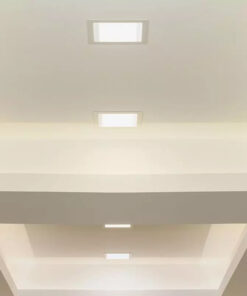 Faretto Led Da Incasso Quadrato 18W Bianco Caldo Con Vetro Moderno Design Illuminazione Bagno Soggiorno SKU-4746