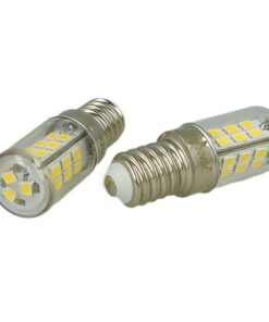 2 Pezzi Lampade Led E14 DC 12V 24V 4W Bianco Caldo 3000K 27 Smd 2835