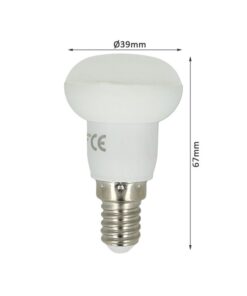 Lampada Faretto LED E14 R39 3W=25W Bianco Caldo 3000K 220V Diametro 39mm SKU-21210
