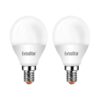 2 PZ Lampada A Led, Lampadina E14 P45 6W Bianco Freddo 6500K 570 Lumen