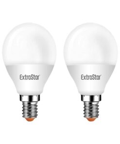 2 PZ Lampada A Led, Lampadina E14 P45 6W Bianco Freddo 6500K 570 Lumen