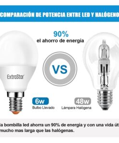 2 PZ Lampada A Led E14 P45 6W Bianco Neutro 4200K 480 Lumen