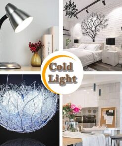 2 PZ Lampada A Led, Lampadina E14 C37 8W Bianco Freddo 6500K 760 Lumen