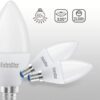 2 PZ Lampada A Led, Lampadina E14 C37 8W Bianco Neutro 4200K 720 Lumen
