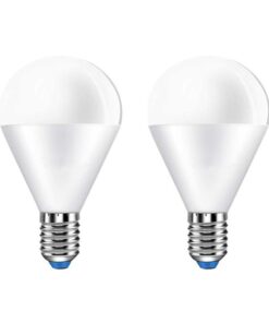 2 PZ Lampada A Led E14 P45 G45 8W Bianco Freddo 6500K 720 Lumen