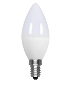 Alternative view of 2 Pezzi Lampadina LED, Lampadina E14 C37 9W 860LM Bianco Caldo 3000K D37X106mm