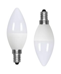 2 Pezzi Lampadina LED E14 C37 Candela 10W 950LM Bianco Neutro 4200K D37X106mm