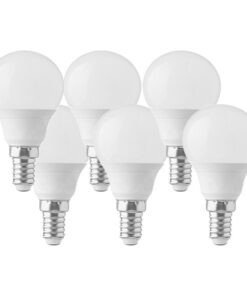 Alternative view of 6 PZ Lampada A Led E14 P45 5,5W Bianco Neutro 4000K Forma Bulbo 180 Gradi 220V SKU-2734