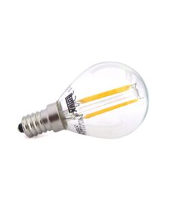 Lampada Filo Led Con Filamento E14 G45 4W=40W 360 Gradi Bianco Caldo 2700K Bulbo Globo Piccolo Sfera SKU-43001
