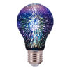Lampada A Led E27 A60 Bulbo Filamento Effetto Speciale 3D In Vetro 3W 3000K SKU-2704