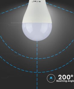 Lampada Led E27 A65 17W 1521lm Bianco Freddo 6400K Bulbo Sfera SKU-4458