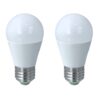 2 PZ Lampada A Led, Lampadina E27 G45 8W Bianco Caldo 3000K 720 Lumen