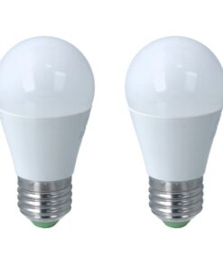 2 PZ Lampada A Led E27 G45 8W Bianco Freddo 6500K 720 Lumen
