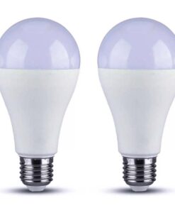 2 PZ Lampada A Led, Lampadina E27 A65 18W 2000LM Bianco Caldo 3000K