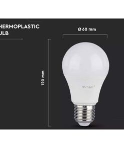 Alternative view of Lampada Led E27 A60 11W 1055lm Bianco Freddo 6400K Bulbo Sfera SKU-7351