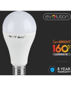 Lampada A Led E27 A65 15W 160LM/W 2500lm Neutro 4000K Piu Luminoso SKU-2813