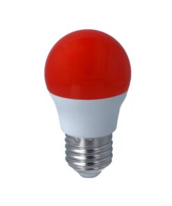 Lampada A Led E27 G45 4W 220V Colore Rosso