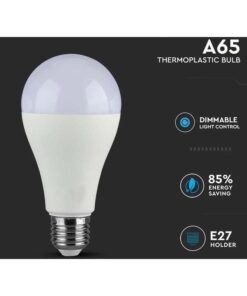 Lampada Led E27 A65 17W 1521 LM Freddo 6400K Dimmerabile Chip Samsung SKU-20190