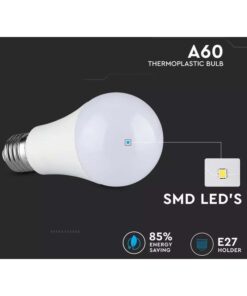 Lampada Led E27 A60 9,5W 1521lm Bianco Caldo 3000K 160LM/W Massimo Risparmio SKU-2809