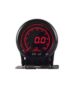 Manometro Digitale LCD Pressione Olio BAR Oil Press Gauge 52mm 12V Auto Doppio Ingresso Alimentazione 10 Colori Remote Controllo Bottone