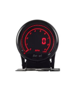 Manometro Digitale LCD Contagiri RPM Gauge 52mm 12V Auto Doppio Ingresso Alimentazione 10 Colori Remote Controllo Bottone