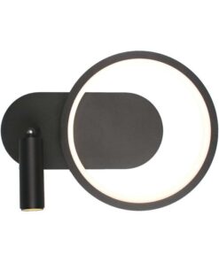 Applique Lampada LED da Muro 14W 250*100*180mm in Metallo Colore Nero 3000K SKU-14981