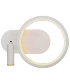 Applique Lampada LED da Muro 14W 250*100*180mm in Metallo Colore Bianco 3000K SKU-14983